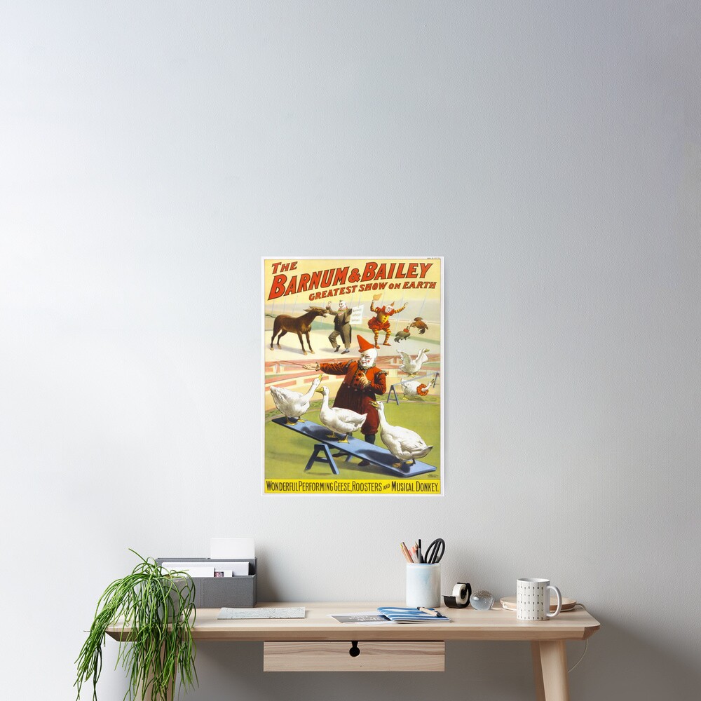 Weinleseplakat - Zirkus Poster