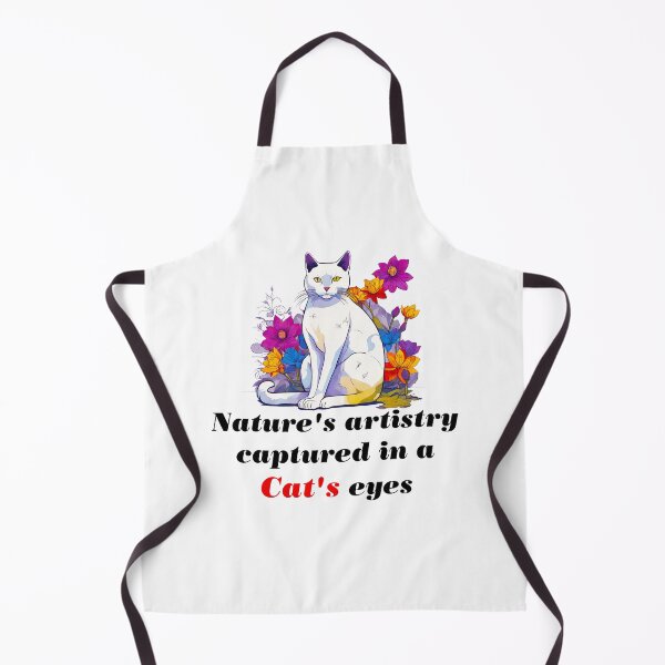 Item preview, Nature's artistry captured in a cat's eyes - Cat in Lotus Flowers quote 3 designed and sold by Tom-Johnson.