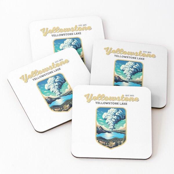 Aperçu de l'œuvre États-Unis - PARC NATIONAL - YELLOWSTONE - Lac Yellowstone - 6 créée et vendue par ArtProjectShop.