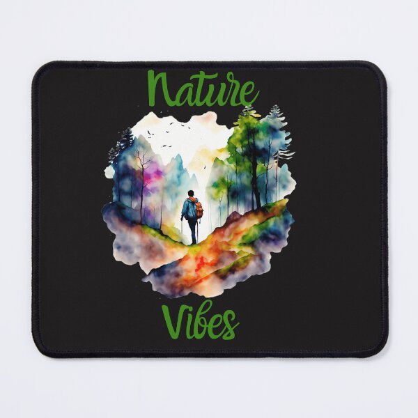 Item preview, Watercolor Hiking Nature Vibes designed and sold by AlienOccupation.