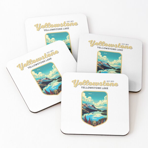 Aperçu de l'œuvre États-Unis - PARC NATIONAL - YELLOWSTONE - Lac Yellowstone - 10 créée et vendue par ArtProjectShop.