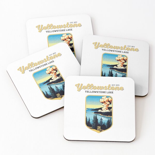 Aperçu de l'œuvre États-Unis - PARC NATIONAL - YELLOWSTONE - Lac Yellowstone - 14 créée et vendue par ArtProjectShop.