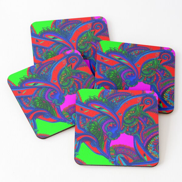 Item preview, Kaleidoscopic Chaos: Crazy Colorful Pattern designed and sold by GrizzlyCollective.