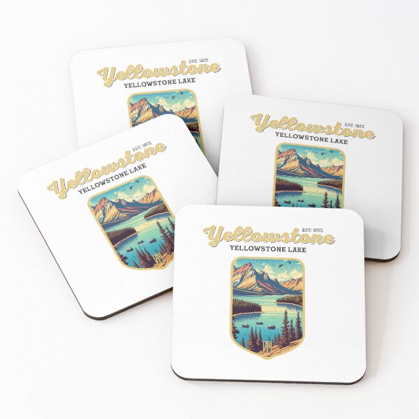 Aperçu de l'œuvre États-Unis - PARC NATIONAL - YELLOWSTONE - Lac Yellowstone - 16 créée et vendue par ArtProjectShop.