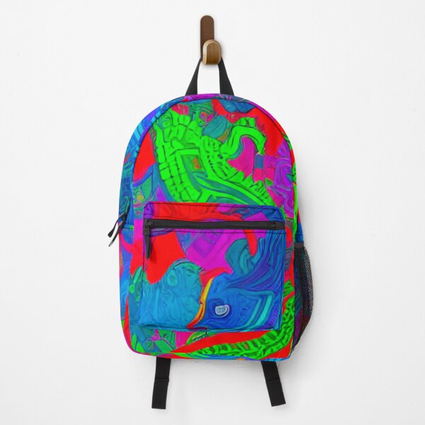 Item preview, Vibrant Spectrum: Green, Blue, Pink, and Red Pattern designed and sold by GrizzlyCollective.