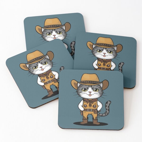 Item preview, Handy cowboy Cat designed and sold by 90's Misaki.