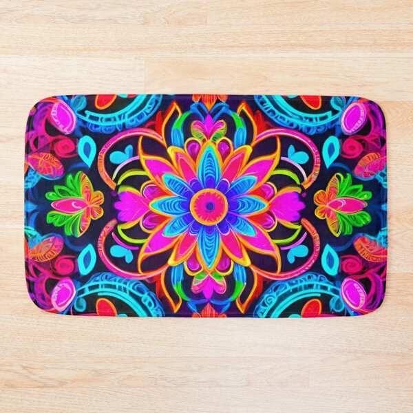 Item preview, Blossom Burst: Colorful Floral Pattern designed and sold by GrizzlyCollective.