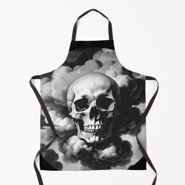 Item preview, Skull on clouds designed and sold by Stinky-J.