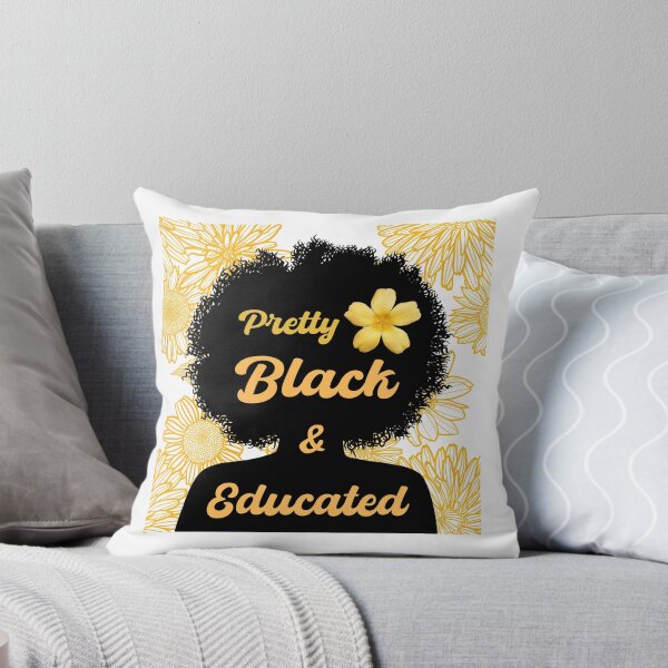 Item preview, Pretty black and educated with books  designed and sold by alczar.