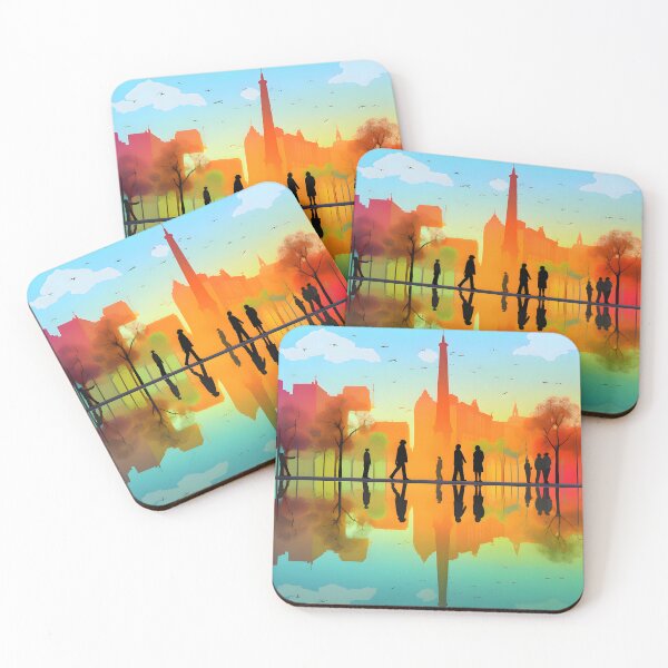 Item preview, Mirrored Marvels: Belgium's Surreal Splendor designed and sold by AI-Only Creations.