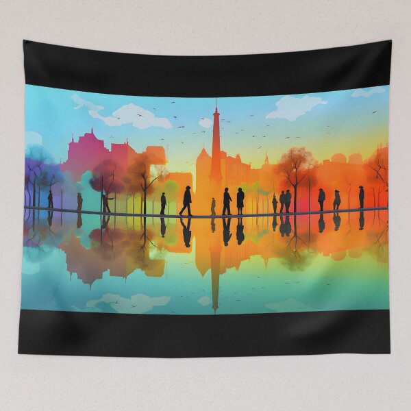 Item preview, Mirrored Marvels: Belgium's Surreal Splendor designed and sold by AI-Only Creations.