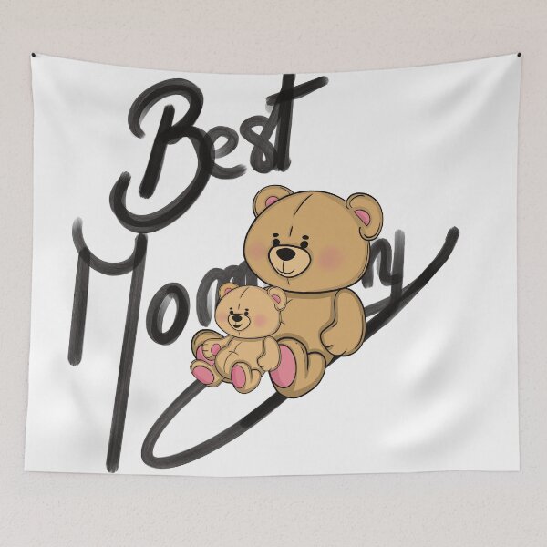 Aperçu de l'œuvre Teddy bear Mother’s Day créée et vendue par Designerlovers.