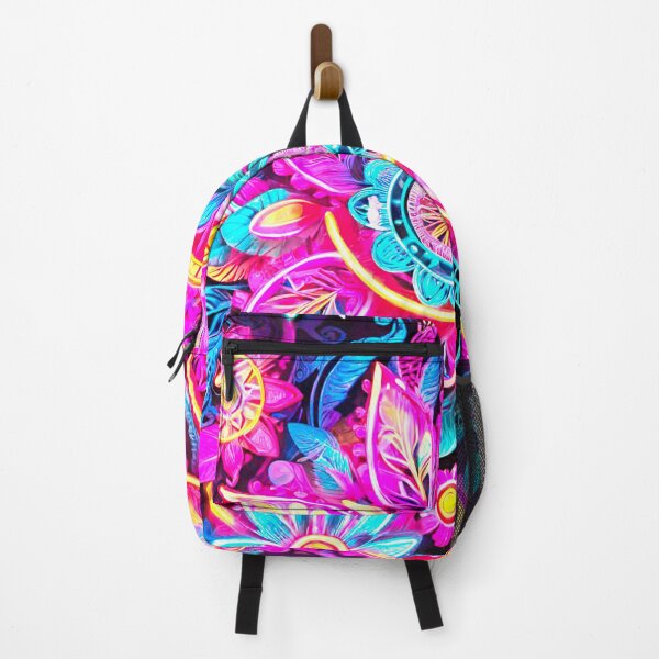 Item preview, Neon Bloom Burst: Bright Floral Pattern designed and sold by GrizzlyCollective.