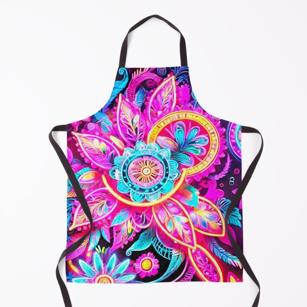 Item preview, Neon Bloom Burst: Bright Floral Pattern designed and sold by GrizzlyCollective.