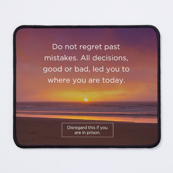 Item preview, Past Mistakes - Funny Joke Signs designed and sold by -Koleidescope.