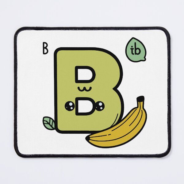 Item preview, B letter name initial Banana designed and sold by AdamMuranski.