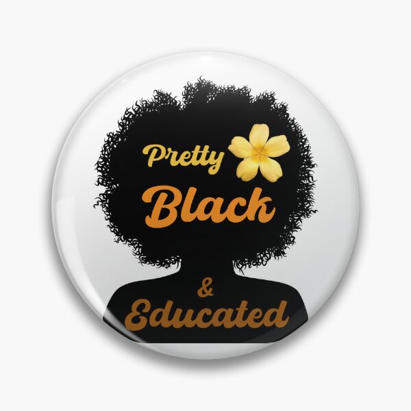 Item preview, Pretty black and educated with books  designed and sold by alczar.