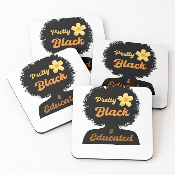 Item preview, Pretty black and educated with books  designed and sold by alczar.