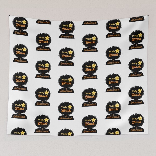 Item preview, Pretty black and educated with books  designed and sold by alczar.