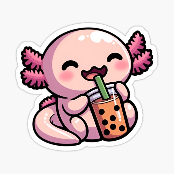 Kawaii Axolotl Stickers for Sale | Redbubble