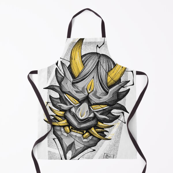 Item preview, ONI MASK | Sketchy Dot Work Design designed and sold by Aléxis d’Almeida.