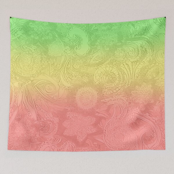 Item preview, Vibrant Spectrum: Green, Yellow, and Red Pattern Design designed and sold by GrizzlyCollective.