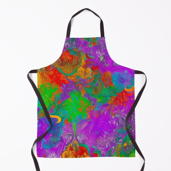 Item preview, Enigmatic Fusion: Purple, Green, and Orange Pattern Design designed and sold by GrizzlyCollective.