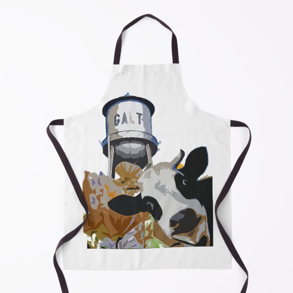 Item preview, Galt Water Tower Cow and Wildflowers designed and sold by DareMit.