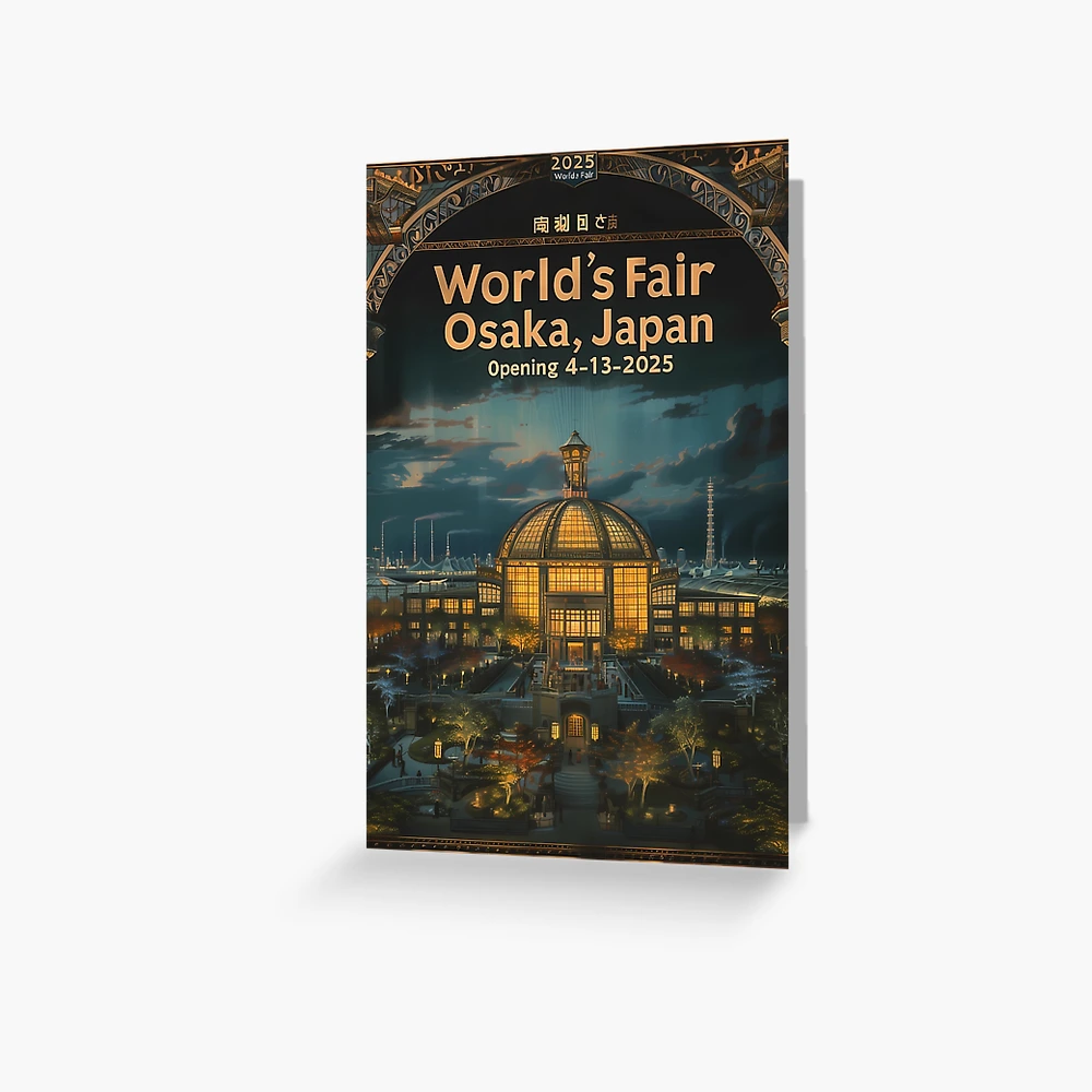 2025 World's Fair Poster - Osaka Japan World Expo