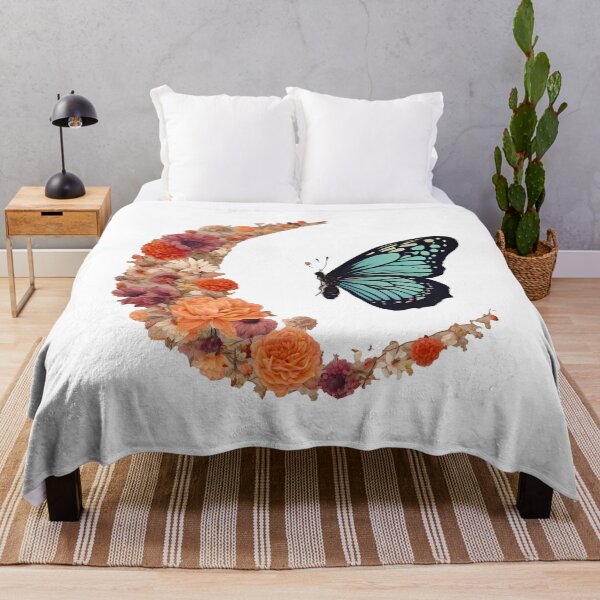 Item preview, Half-Moon Blooms with Butterfly Grace designed and sold by Tom-Johnson.