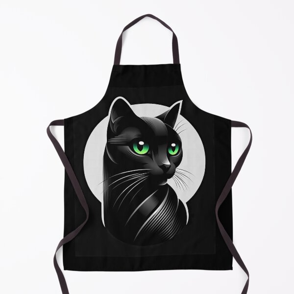 Item preview, Black Cat with Hypnotic Eyes designed and sold by M-ormin.