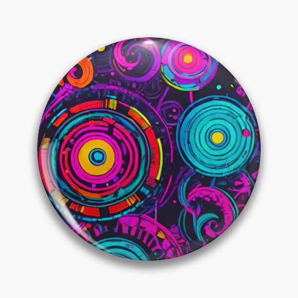 Item preview, Vibrant Circle Delight: Colorful Pattern Designs designed and sold by GrizzlyCollective.