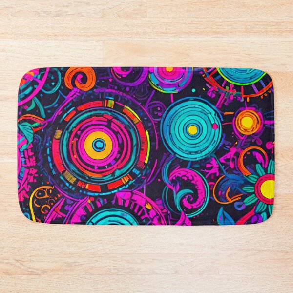 Item preview, Vibrant Circle Delight: Colorful Pattern Designs designed and sold by GrizzlyCollective.