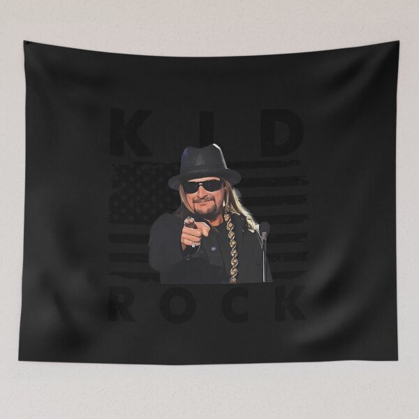 Item preview, Retro American Flag Kid Rock Music Gift designed and sold by GlenConro.