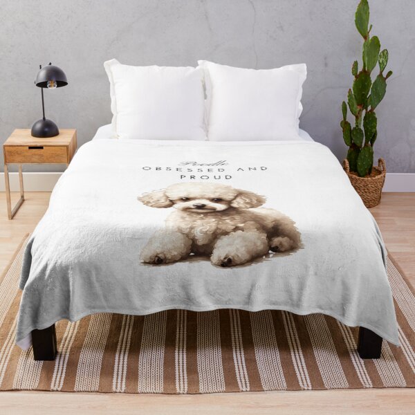 Item preview, Poodle obsessed and proud white toy poodle owner mom lover vintage  designed and sold by SoulfulT.
