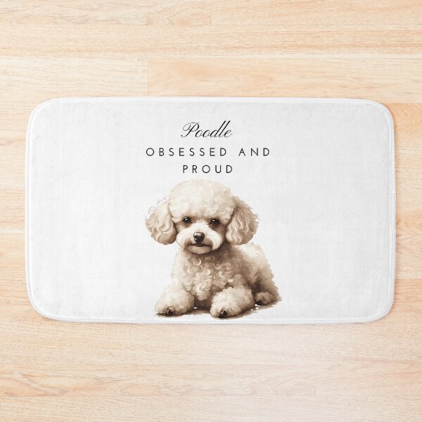 Item preview, Poodle obsessed and proud white toy poodle owner mom lover vintage  designed and sold by SoulfulT.