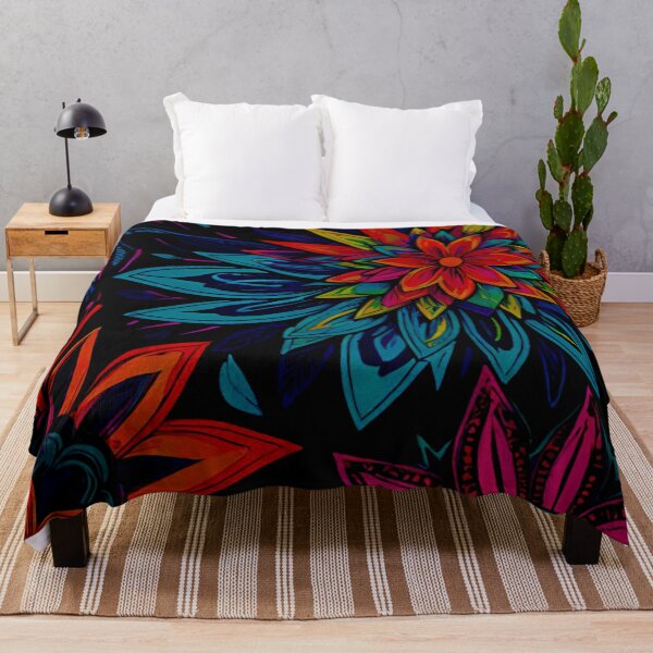 Item preview, Elegant Midnight Blooms: Dark Flower Pattern Design designed and sold by GrizzlyCollective.
