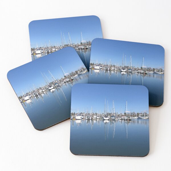Item preview, sailboats in a marina  designed and sold by snail-galaxy.