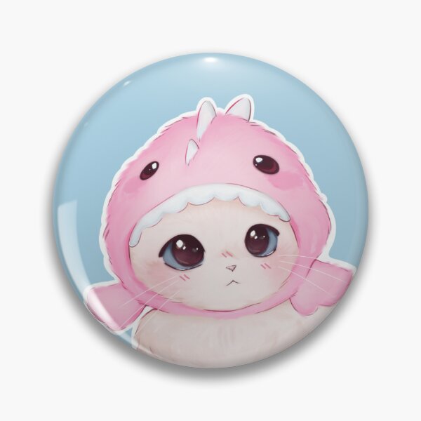 Item preview, pink cat hat (transparent ver) designed and sold by pinqpoppy.