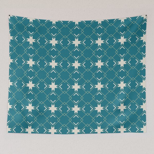 Item preview, Ethnic pattern in blue designed and sold by AbsentisDesigns.