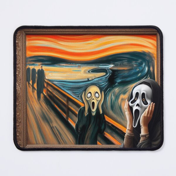 Item preview, The Scream and The Scream designed and sold by ai-topshots.
