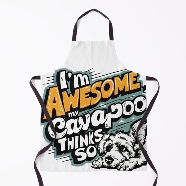 Item preview, Title: "True Charm: Graffiti with the Text 'I'm Awesome, My Cavapoo Thinks So'" designed and sold by Elpico11.