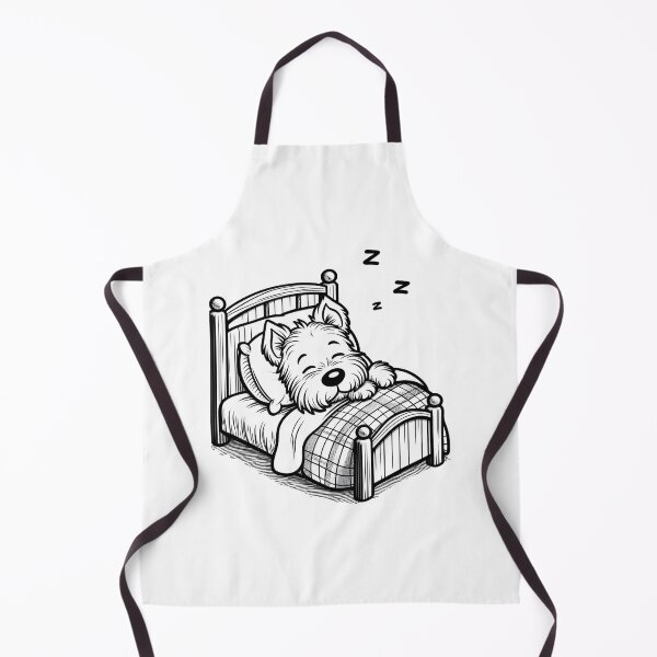 Item preview, The Scottish Terrier is sleeping in the dog bed designed and sold by Svetlana Kalaturskaia.