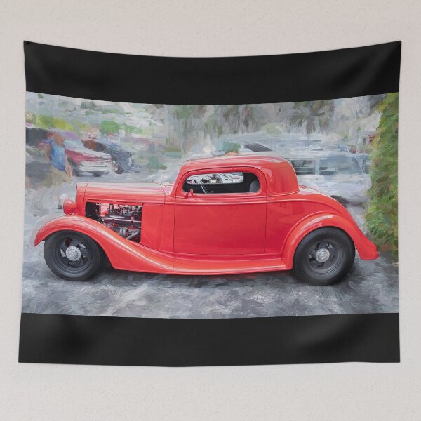 Item preview, 1934 Red Ford 3 Window Coupe X180 designed and sold by RichFrancoCars.