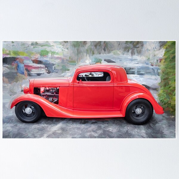 Item preview, 1934 Red Ford 3 Window Coupe X180 designed and sold by RichFrancoCars.