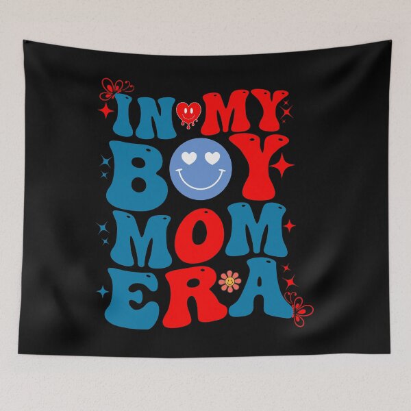 Item preview, Funny Retro Groovy in my boy mom era Mother's Day  designed and sold by BOUCHERIT amine.