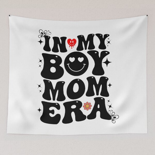 Item preview, Funny Retro Groovy in my boy mom era Mother's Day  designed and sold by BOUCHERIT amine.