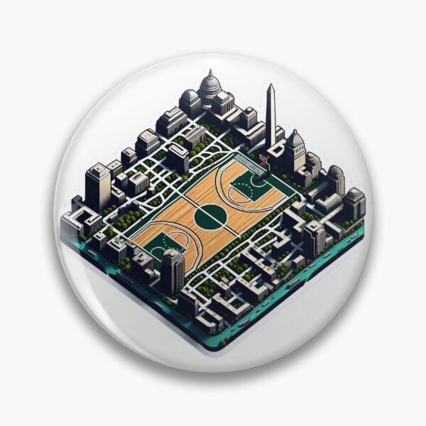 Item preview, D.C. Metropolitan Courtside designed and sold by pixelpulsenyc.