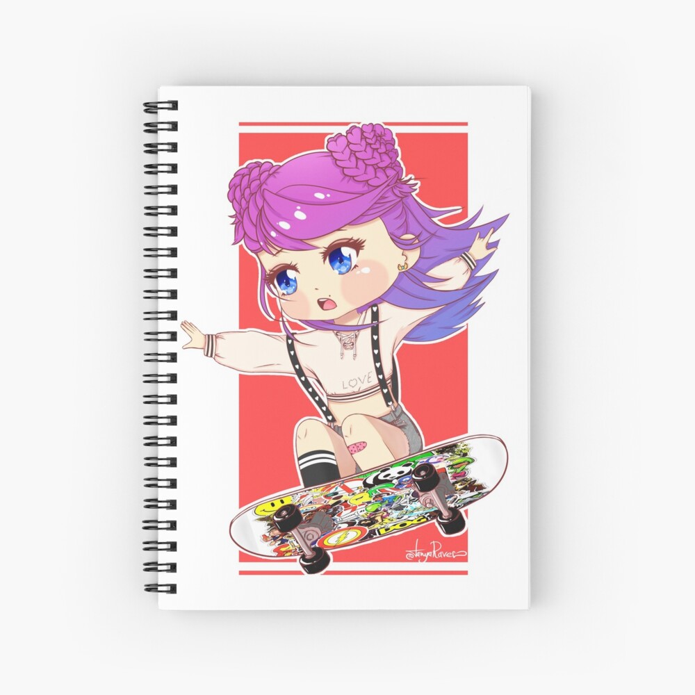 Cute Anime Girl, kawaii, Pretty, skateboard, skateboarder, sport life, sweet chibi, love, kid, art Cute Anime Girl, kawaii, Pretty, skateboard, skateboarder, sport life, sweet chibi, love, kid, art