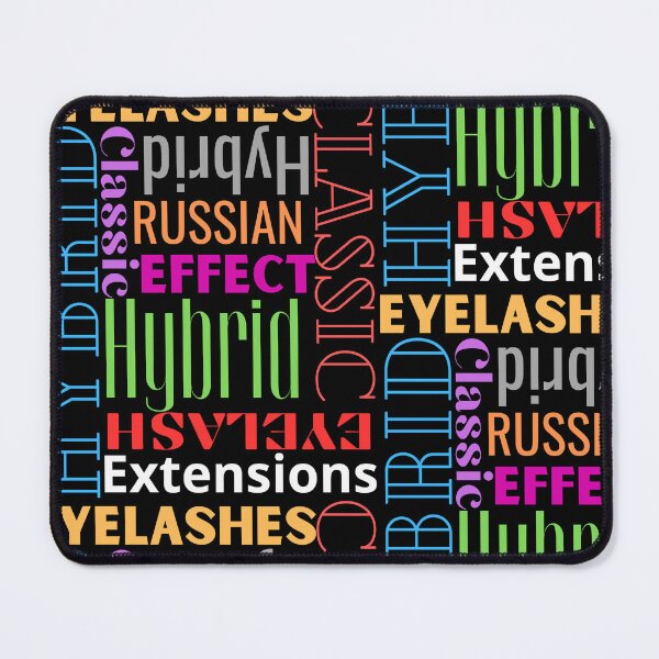 Item preview, eyelash extensions graphics, hybrid, classic lashes designed and sold by Meandmyshop.